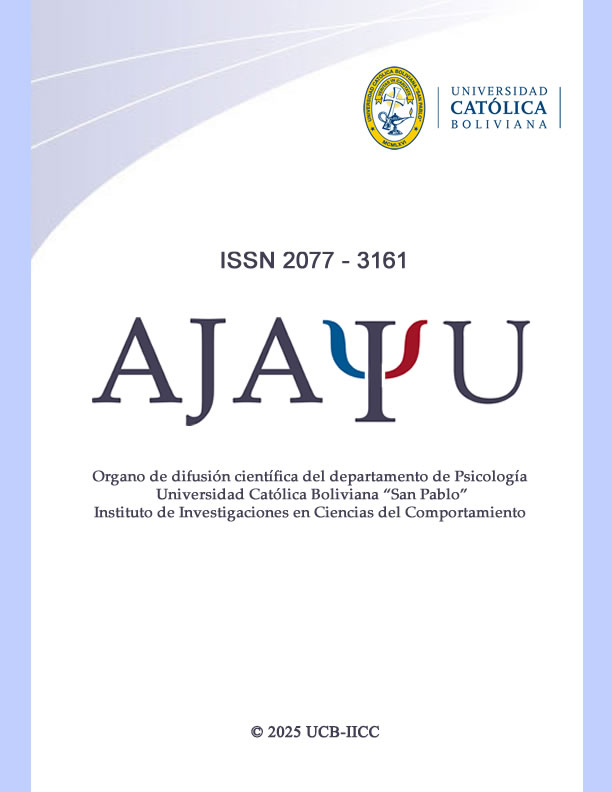 Ver Vol. 23 Núm. 2 (2025): Revista AJAYU - agosto 2025