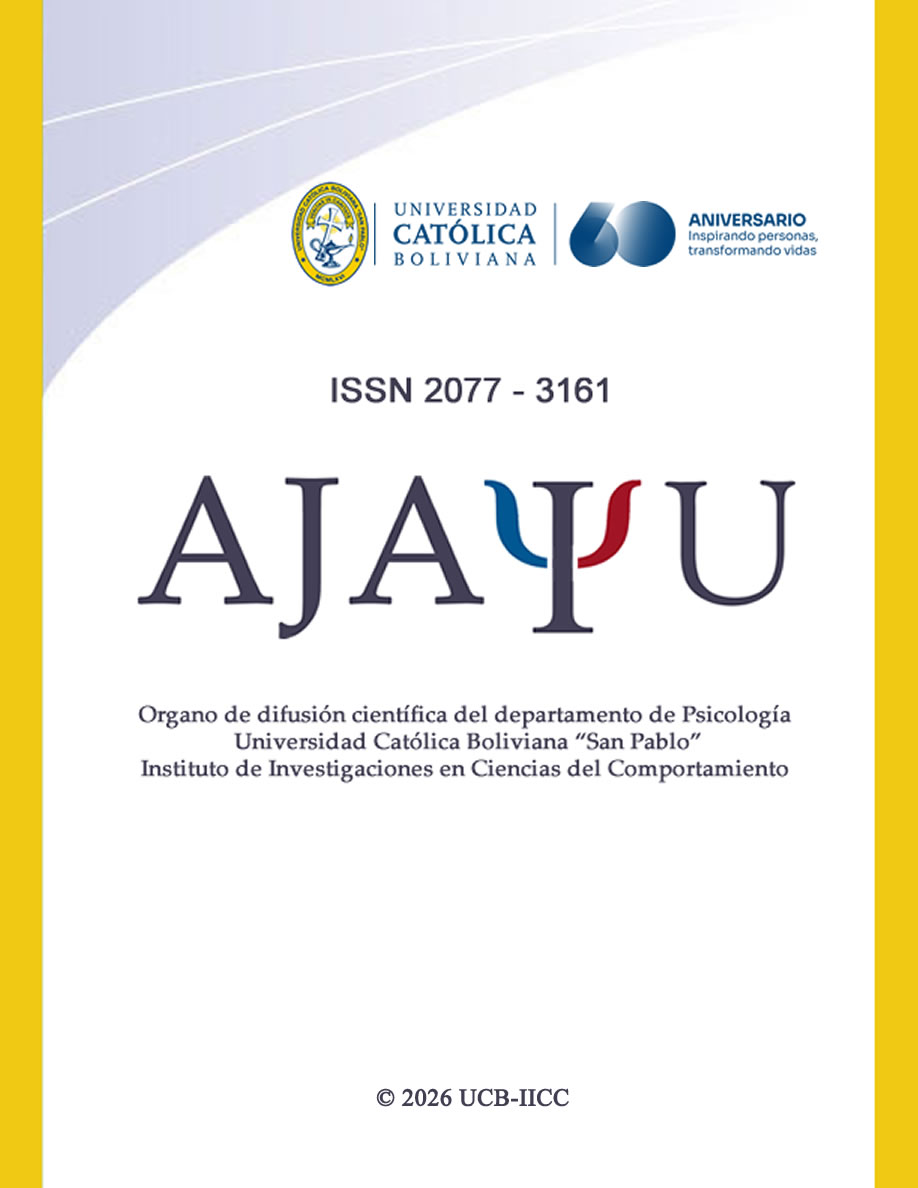 					Ver Vol. 24 Núm. 1 (2026): Revista AJAYU - marzo
				