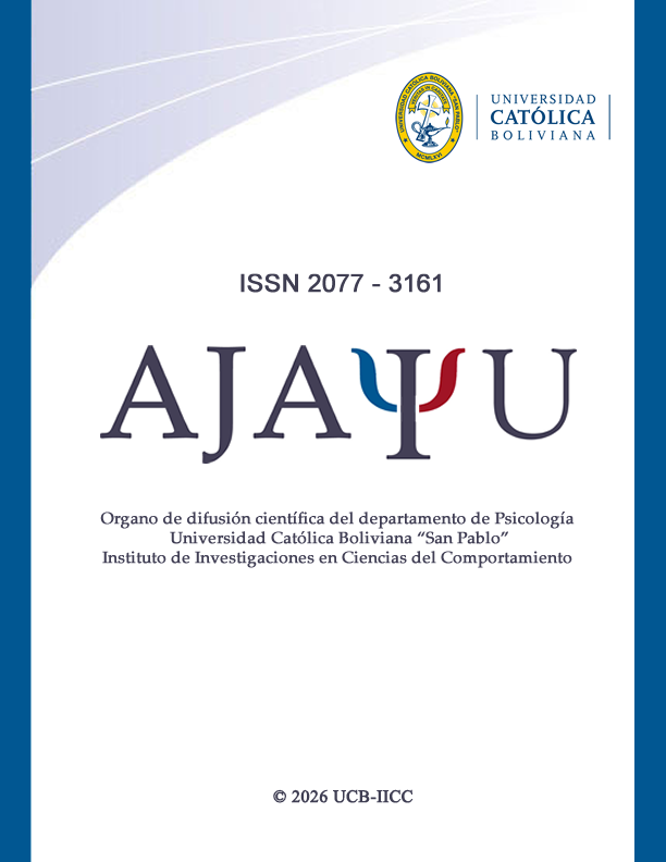 					Ver Vol. 24 Núm. 2 (2026): Revista AJAYU - agosto 2026
				